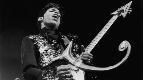 Prince performs in 1998. 