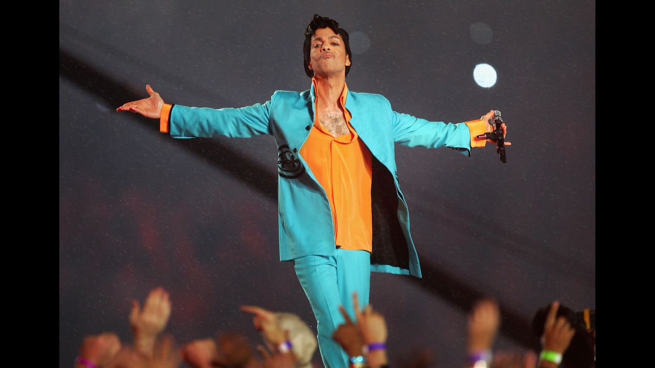 It's all about color -- A memorable performance at the Pepsi Halftime Show at Super Bowl XLI, February 4, 2007.