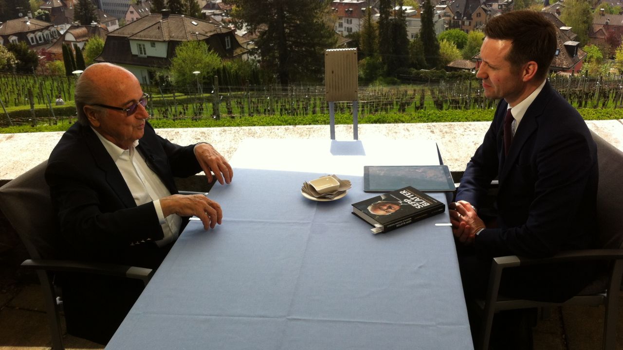 Former FIFA president, Sepp Blatter, speaks to CNN's Alex Thomas.