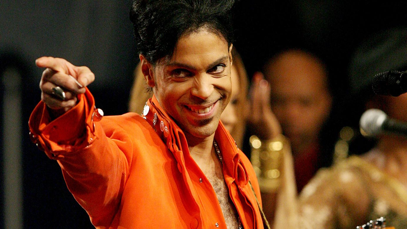 Prince performs during a news conference for Super Bowl XLI in 2007.