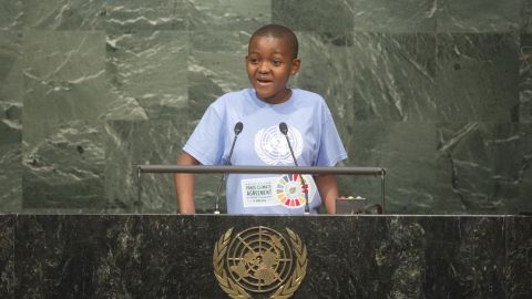 Tanzania's Getrude Clement, 16, is a radio reporter and climate advocate.