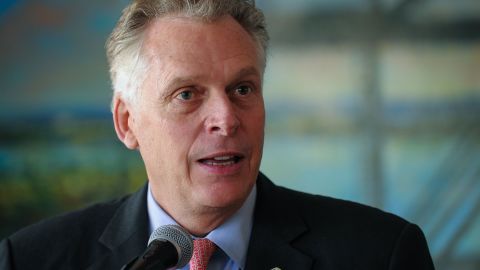 US Virginia Governor Terry McAuliffe speaks during a press conference at the Mariel development zone, in Mariel, Artemisa Province, Cuba, on January 5, 2016.