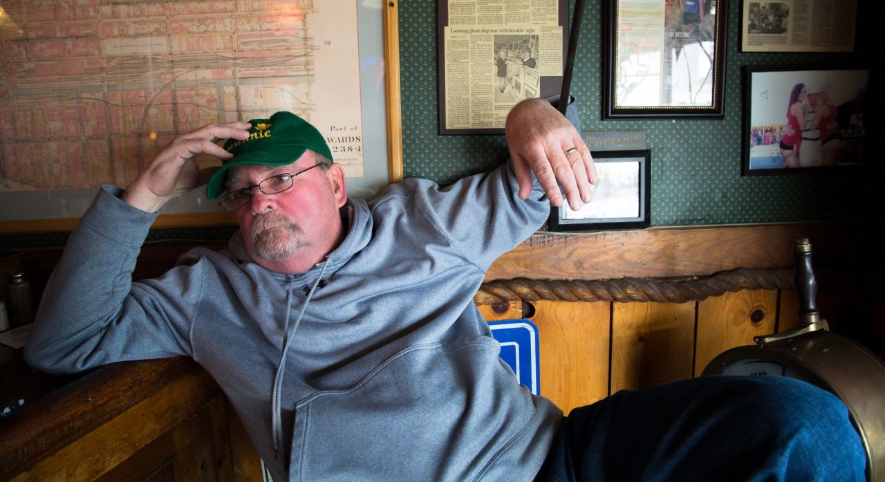 Most days, you can find Tim Wiles sitting in the corner of the Swannie House, a bar in Buffalo that he has owned for more than 30 years. Born and raised in the city, the 60-year-old said everyone fled after the big steel mills in the area closed. "Anybody that graduated from college, the only thing they could do was get out," he said. The city had gone through such hard times, he says, that when the 2008 financial crisis hit, some in his community hardly felt it: "We didn't suffer because we'd been suffering for so long." Wiles thinks Trump is the most qualified presidential candidate, and he is furious about efforts within the Republican Party to stop the GOP front-runner from getting the nomination. "If the Republicans don't lay off this man, I will never vote Republican," he said.