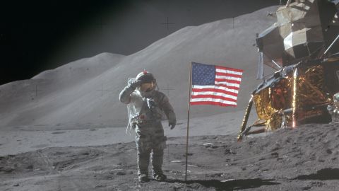 Astronaut Dave Scott went to the moon on the Apollo 15 mission in 1971.