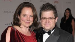 FILE - APRIL 22: Michelle McNamara, writer and wife of Patton Oswalt, dies on April 22, 2016. LOS ANGELES, CA - NOVEMBER 05:  Actor Patton Oswalt (R) and Michelle Eileen McNamara attend LACMA Art + Film Gala Honoring Clint Eastwood and John Baldessari Presented By Gucci at Los Angeles County Museum of Art on November 5, 2011 in Los Angeles, California.  (Photo by John Shearer/Getty Images for LACMA)