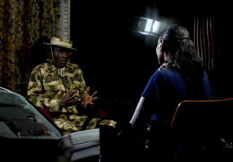 The operation's "theater commander" Maj. Gen. Leo Irabor tells CNN that while he is proud of his men's achievements in pushing back Boko Haram, they are in need of more international support to quash the insurgents.