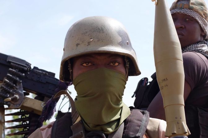 The terrain in the northeast is unforgiving and troops face dehydration in the blistering heat while on patrol.