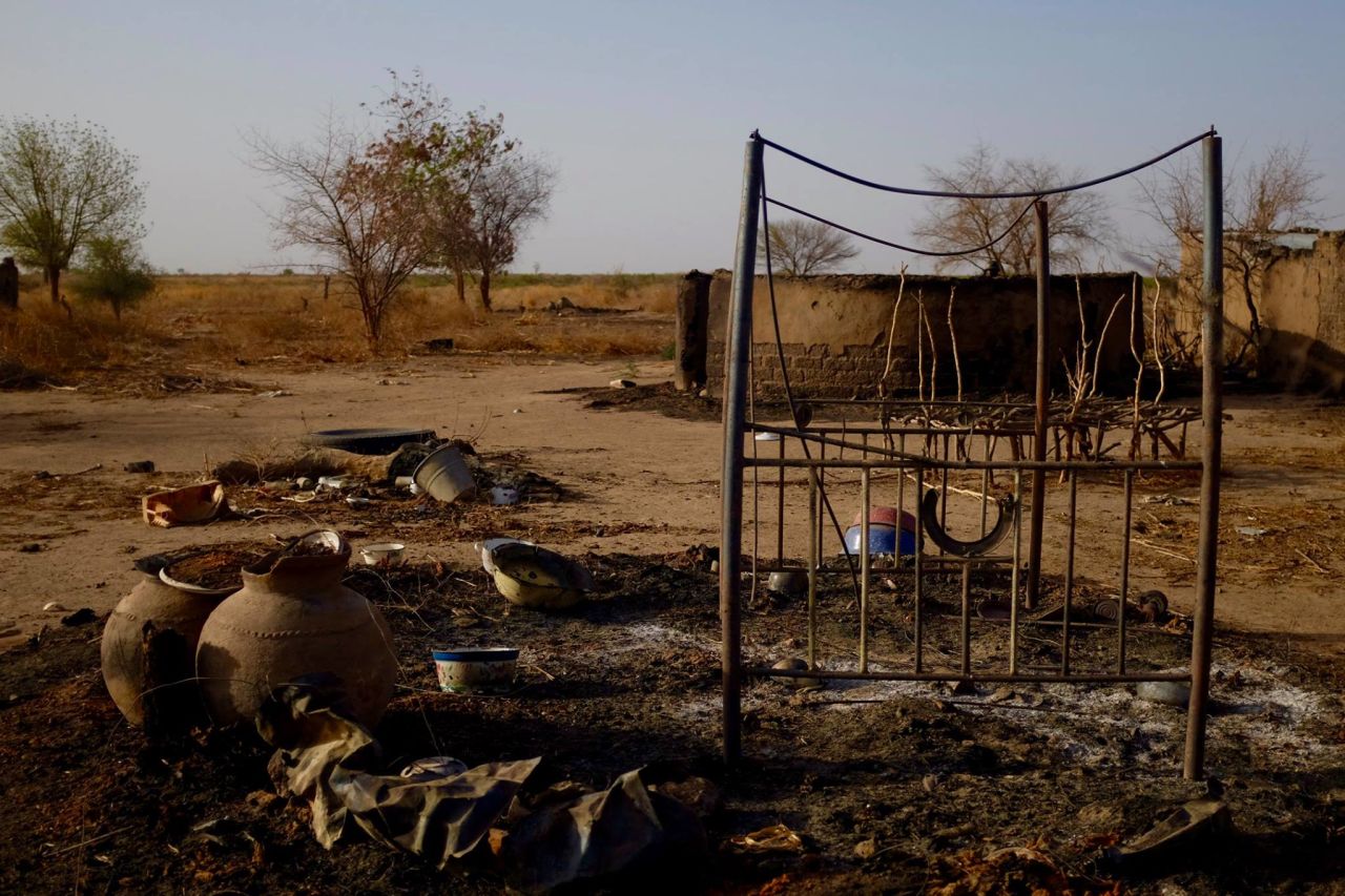 What Boko Haram couldn't loot, it burned to the ground. To this day, people remain afraid to return home. 