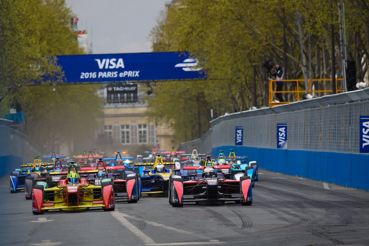 Paris staged its first-ever Formula E race for electric cars at the weekend. 