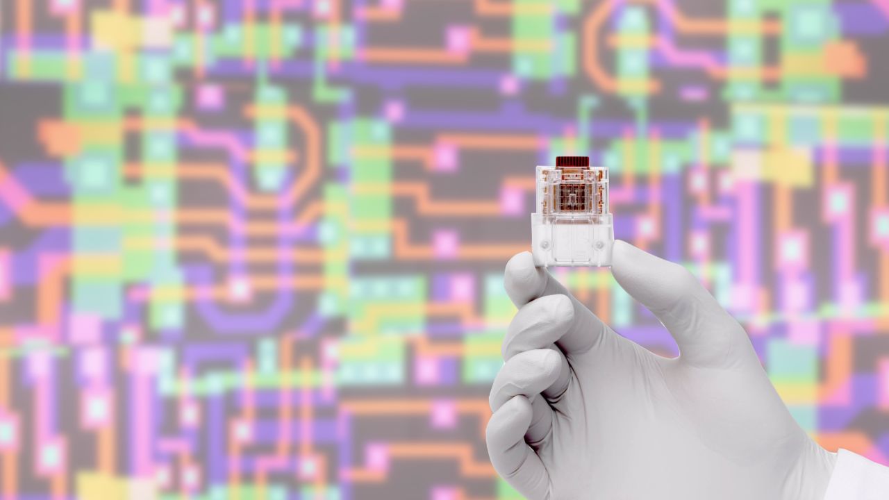 Twitter chat guest Professor Chris Toumazou pioneered a wave of multidisciplinary study and discovery within electronics, biology, genetics and health care -- including his "lab-on-a-chip," pictured.
