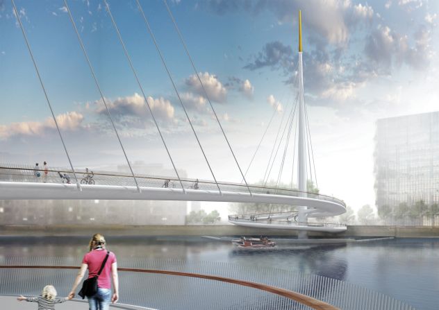 Danish firm <a href="index.php?page=&url=http%3A%2F%2Fwww.bystrup.dk%2F" target="_blank" target="_blank">Bystrup</a> recently won the commission to build a bridge in South London's Pimlico neighborhood. <br /><br />However, the pedestrians-only curving structure is not without controversy. Critics worry the new bridge, which is not yet under construction, will destroy Pimlico Gardens, one of few public green spaces in the area. 