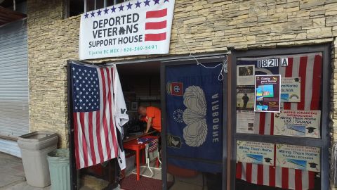 Deported Veterans Support House in Tijuana, Mexico
