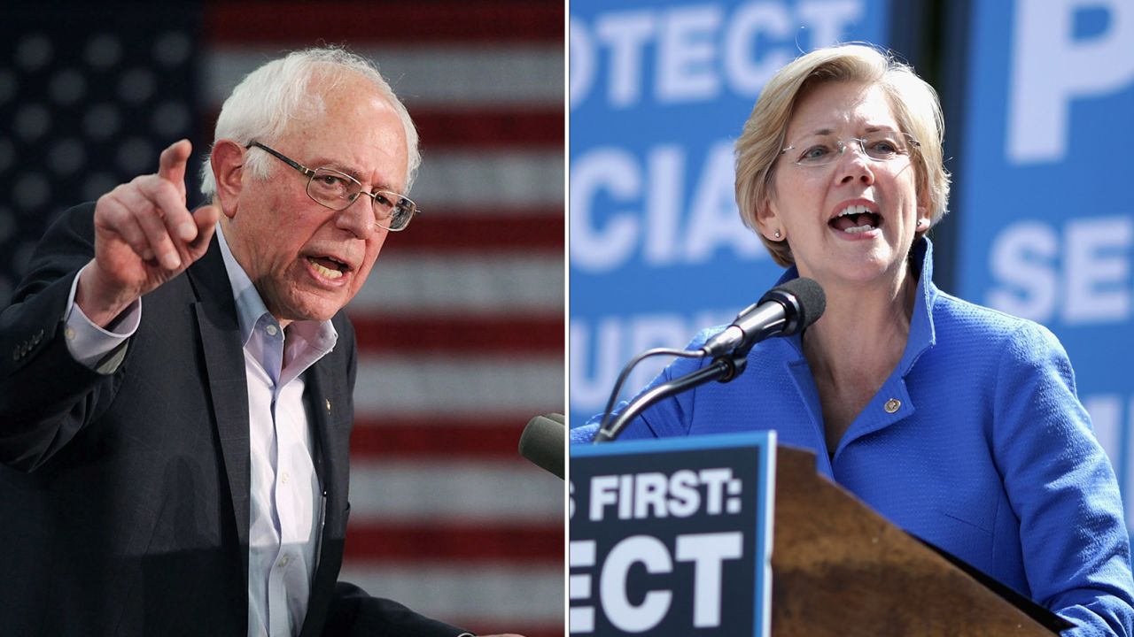 Bernie Sanders And Elizabeth Warren Clash Escalates In Contest For Progressive Champion Cnn 