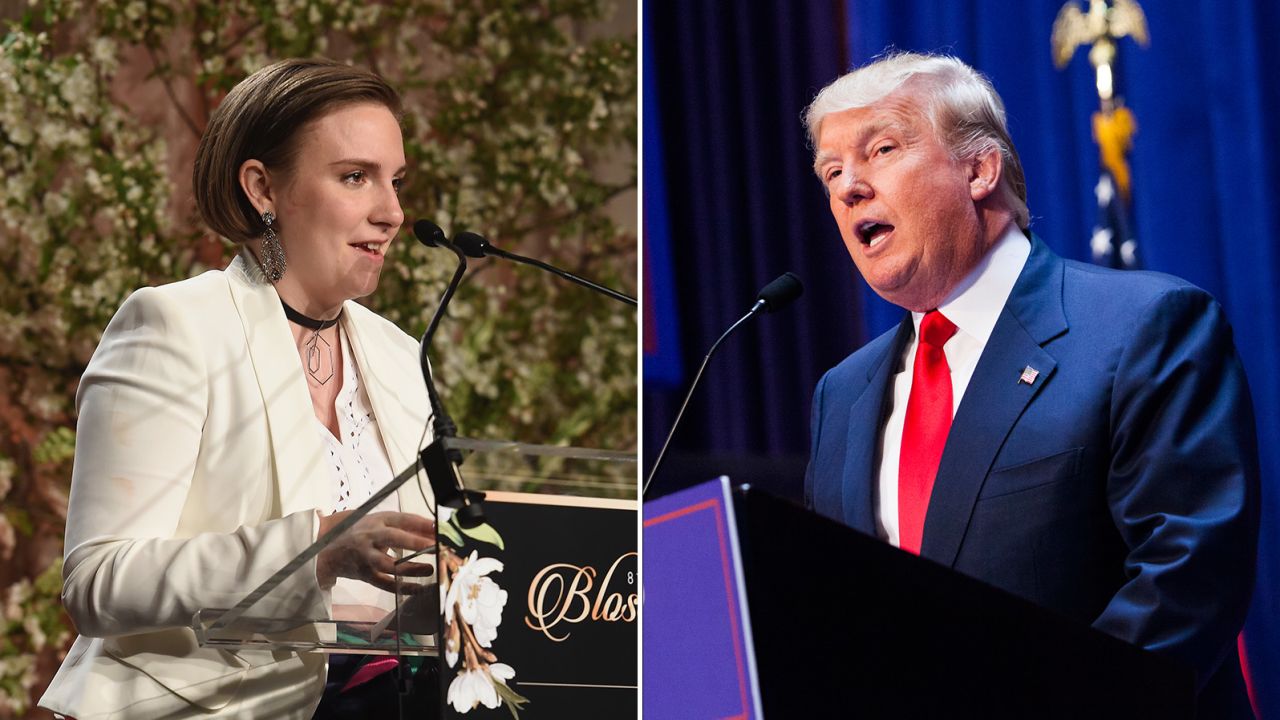 Oh, Canada, here I come... if Trump wins, Lena Dunham says.