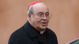 Havana Cardinal Jaime Lucas Ortega y Alamino seen here arriving at the Vatican in February, will be stepping down as the Catholic Church's top official in Cuba. 