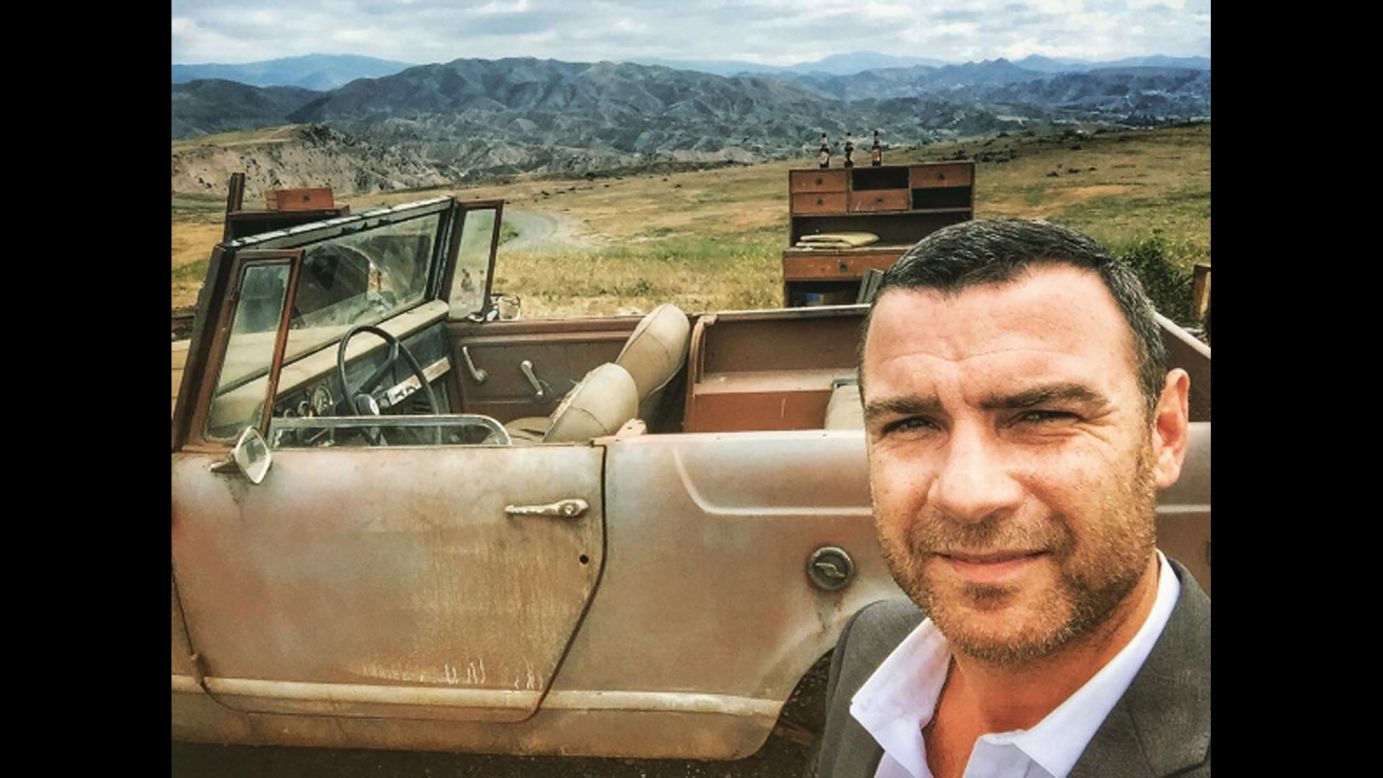 "Another beautiful day on Ray..." <a href="https://www.instagram.com/p/BEEfZXkHHeQ/" target="_blank" target="_blank">said "Ray Donovan" star Liev Schreiber</a> on Monday, April 11.