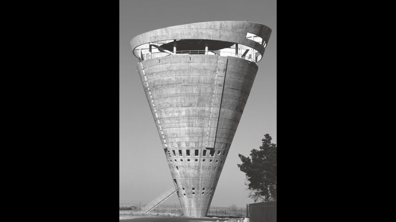 The rapid development of concrete engineering in the mid-twentieth century allowed architects to craft increasingly outrageous designs for even the most perfunctory of buildings, such as the Grand Central Water tower, with its vertical cantilever structure.