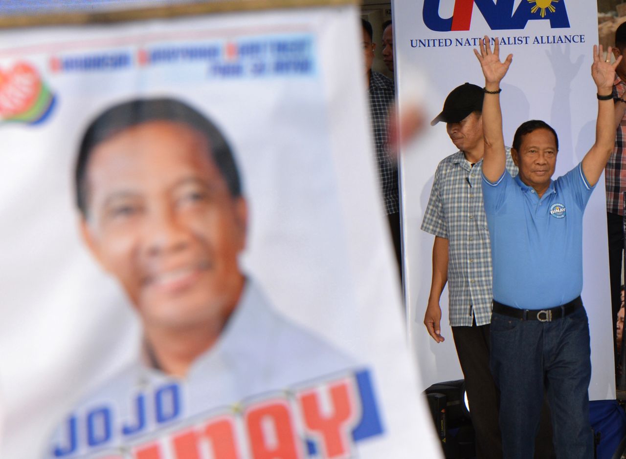 Currently Vice President of the Philippines, Jejomar Binay's run for the highest office has been marred by serious allegations of corruption. A March 2016 Philippines Commission on Audit report recommended that he be punished for a wide array of offenses with removal from office, although that can only be implemented through impeachment proceedings or by Philippine court proceedings. Binay slipped from third to fourth place in the latest SWS polls, with an estimated 14% of the vote. 