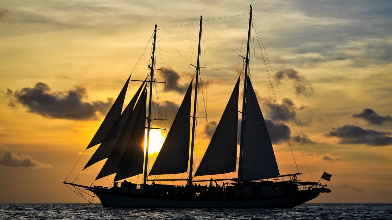 This three-masted sailing vessel goes to the postcard Caribbean destinations that the big cruise ships can't get to. "You're not herded off the boat," says owner's daughter Tiffany Mitchell. "You get to know the crew, locals and fellow passengers."