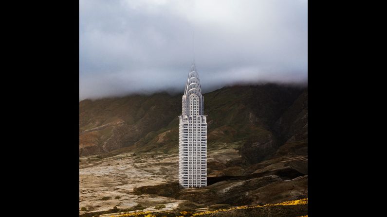 "My idea was to photograph these buildings and restore them to how the architect saw them in the first place"