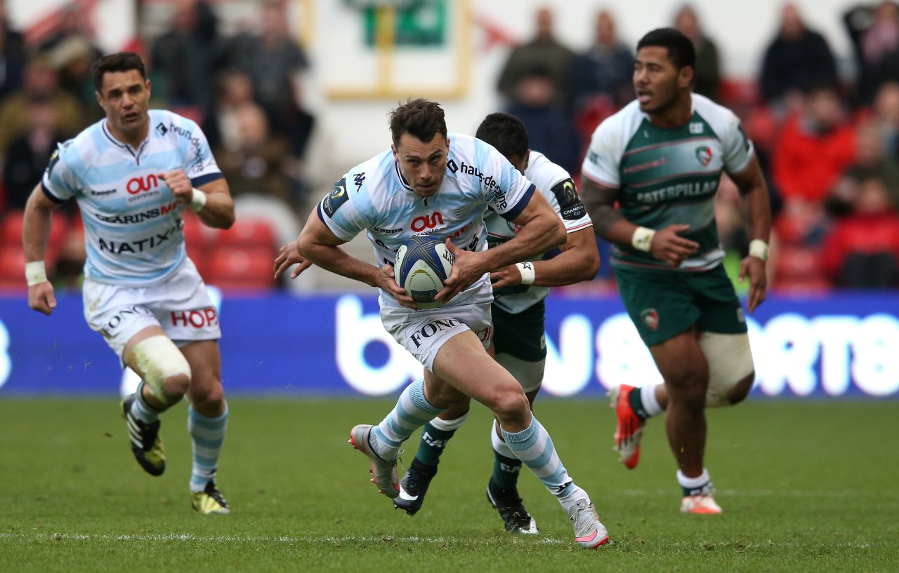 Racing beat Leicester on April 24 to set up a Champions Cup final against another English team, Saracens. 