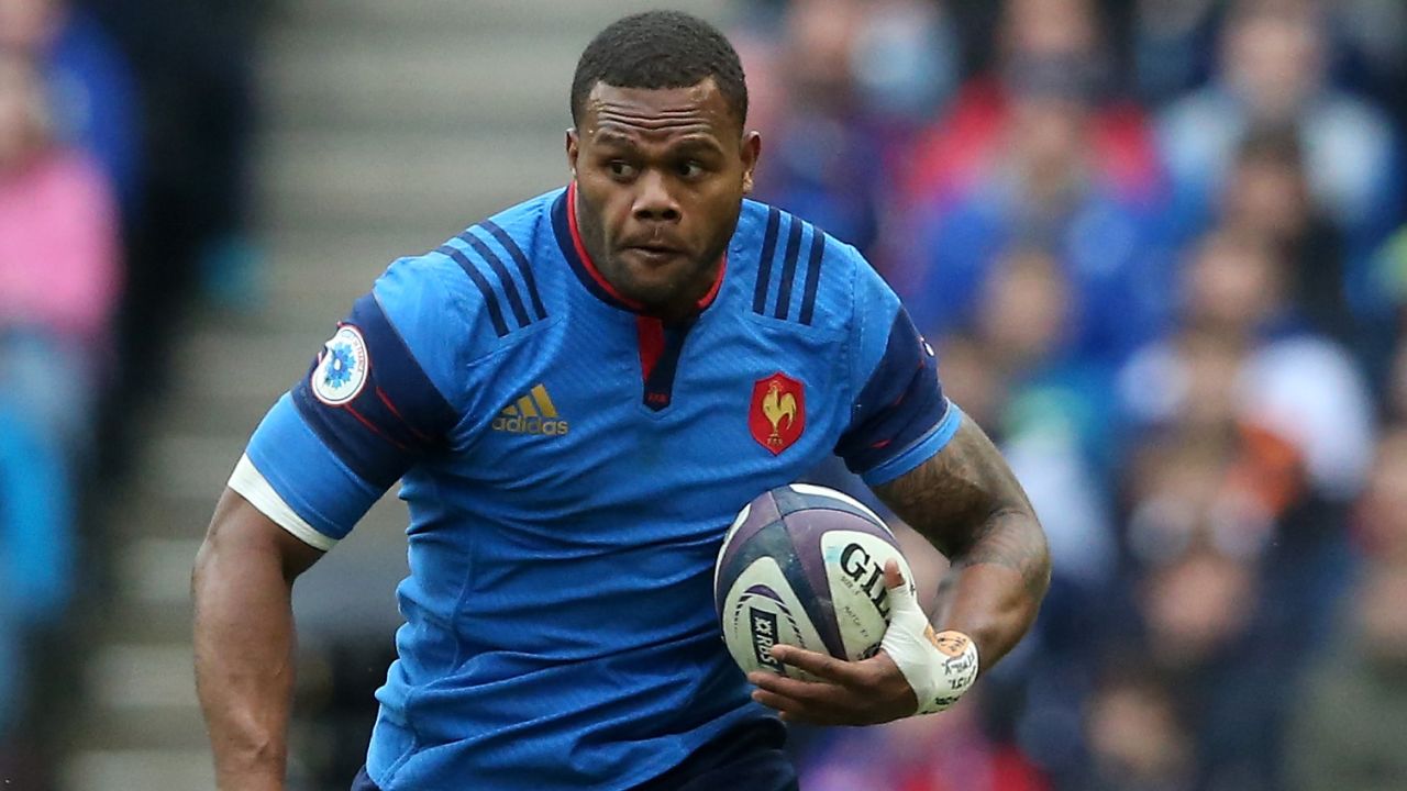 EDINBURGH, SCOTLAND - MARCH 13:  Virimi Vakatawa of France runs with the ball during the RBS Six Nations match between Scotland and France at Murrayfield Stadium on March 13, 2016 in Edinburgh, Scotland.  (Photo by David Rogers/Getty Images)