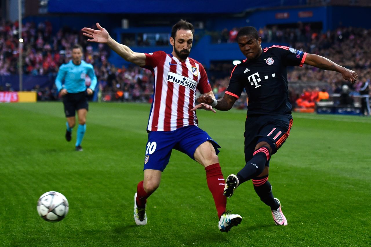 Atletico, aiming to qualify for a second Champions League final in three years, dominated the first half with Bayern struggling to find its rhythm.