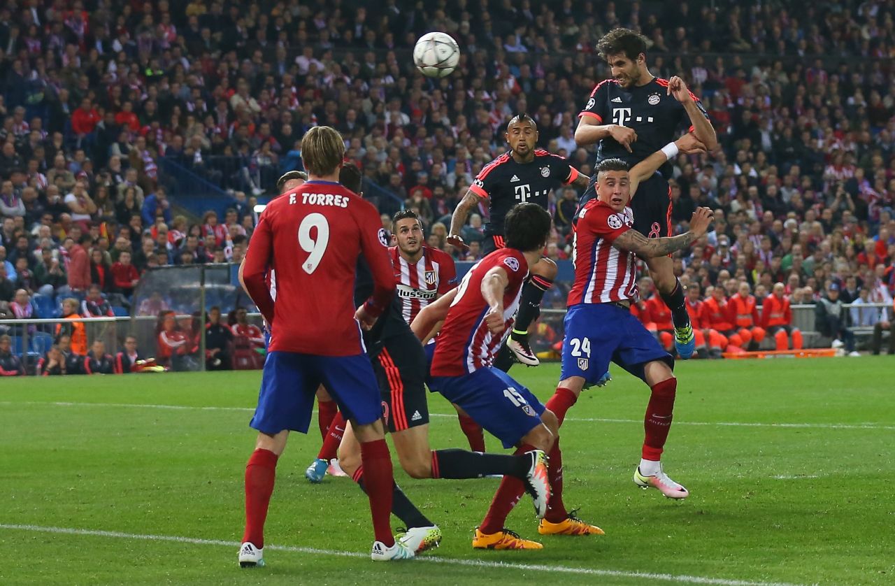 Javi Martinez wasted a glorious effort to equalized for the visitor when he sent his header straight at Oblak from 10-yards. It means Bayern will now need to overturn a 1-0 deficit in the second leg in Munich on Tuesday if it is to progress to the final.