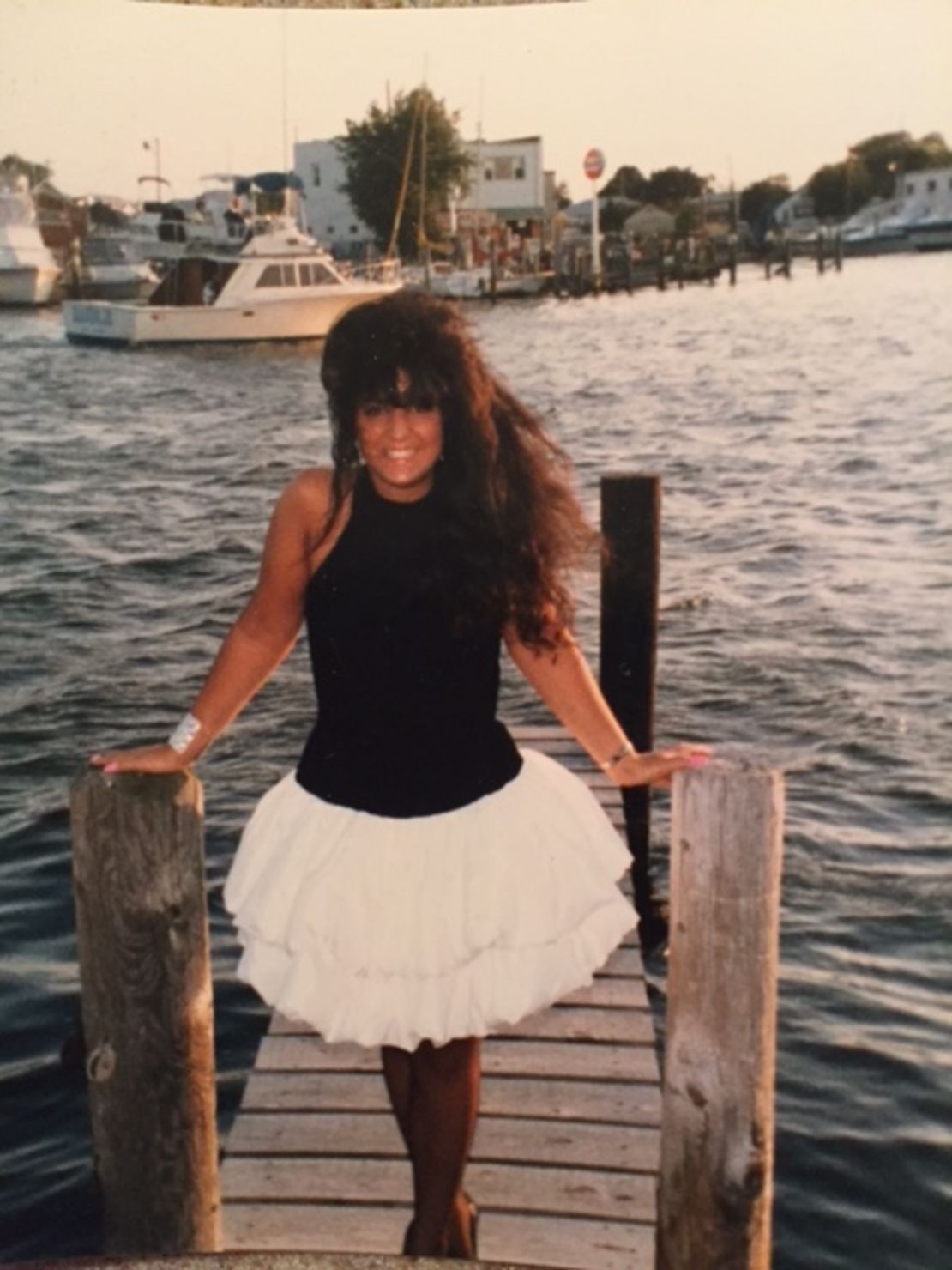 Susan McCaughey poses in 1988.