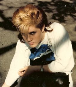 Nique Quesada took fashion cues from Nick Rhodes in 1986.