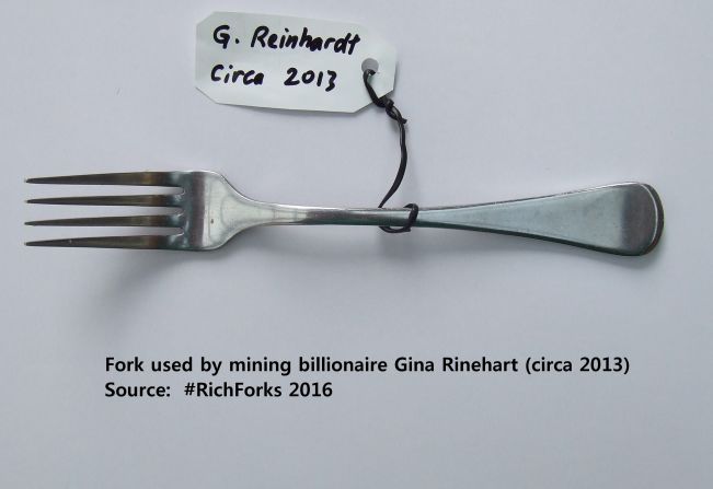 fork exhibition gina rinehart