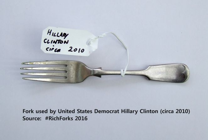 fork exhibition hillary clinton
