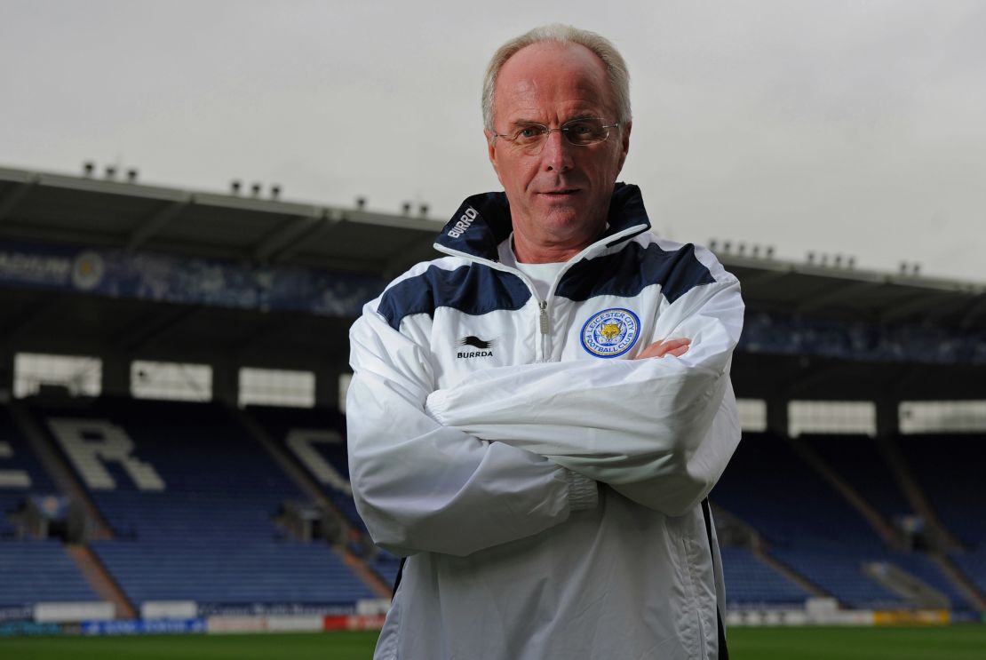 Sven-Goran Eriksson once occupied the Leicester City hotseat. 