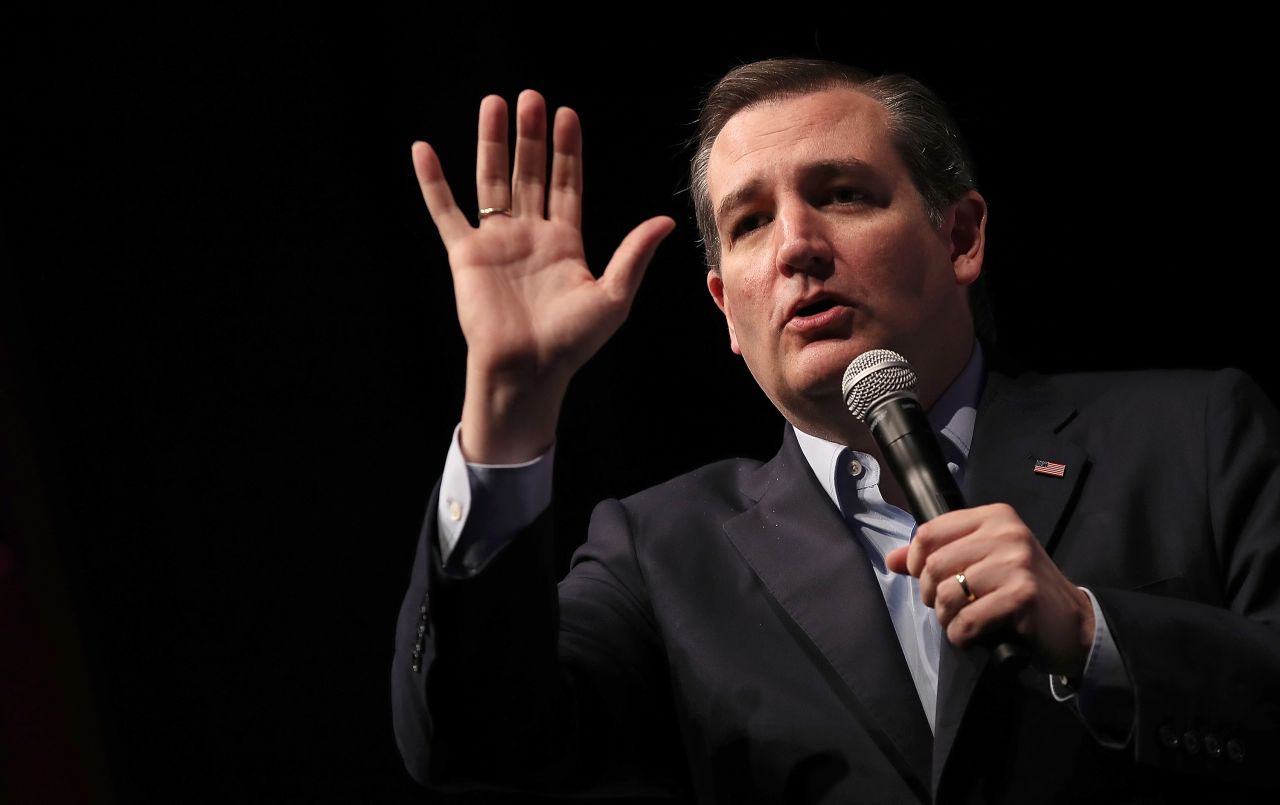 Texas Sen. Ted Cruz, who ran against Trump in the primary