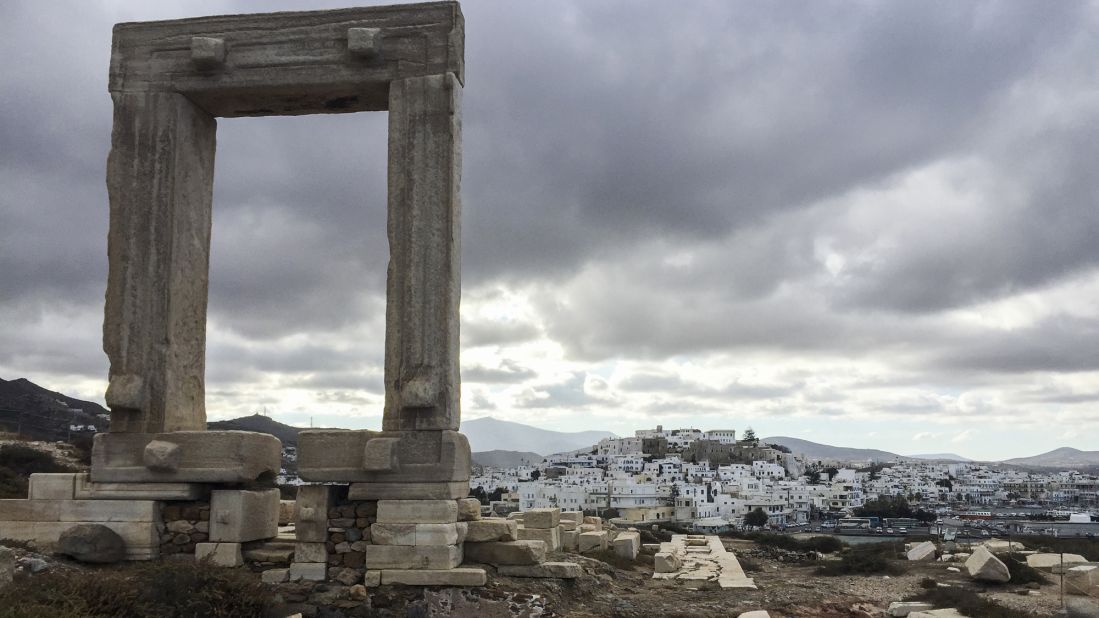 It's believed that the Portara on Naxos stands in honor of the god Apollo.