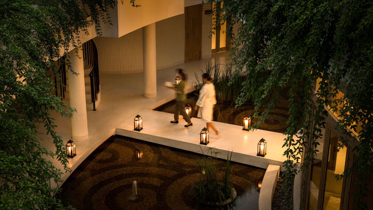 Spa at Six Senses focuses on traditional Chinese therapies.