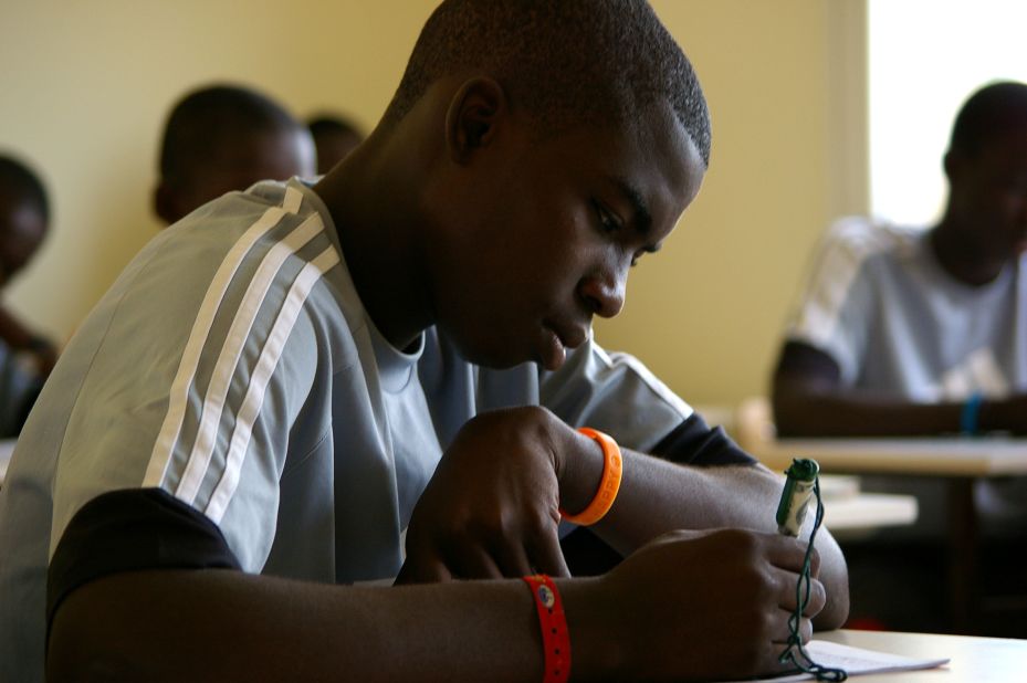 Unlike some football academies, the focus at Diambars is on studies before soccer. 