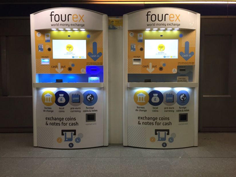 These machines exchange coins and notes of currencies from around the world, saving globetrotters time and money. South African duo Jeff Paterson and Oliver du Toit's idea for <a href="http://www.fourex.co.uk/" target="_blank" target="_blank">Fourex</a>  took off in 2015 when it won Richard Branson's entrepreneurship competition Pitch to Rich.