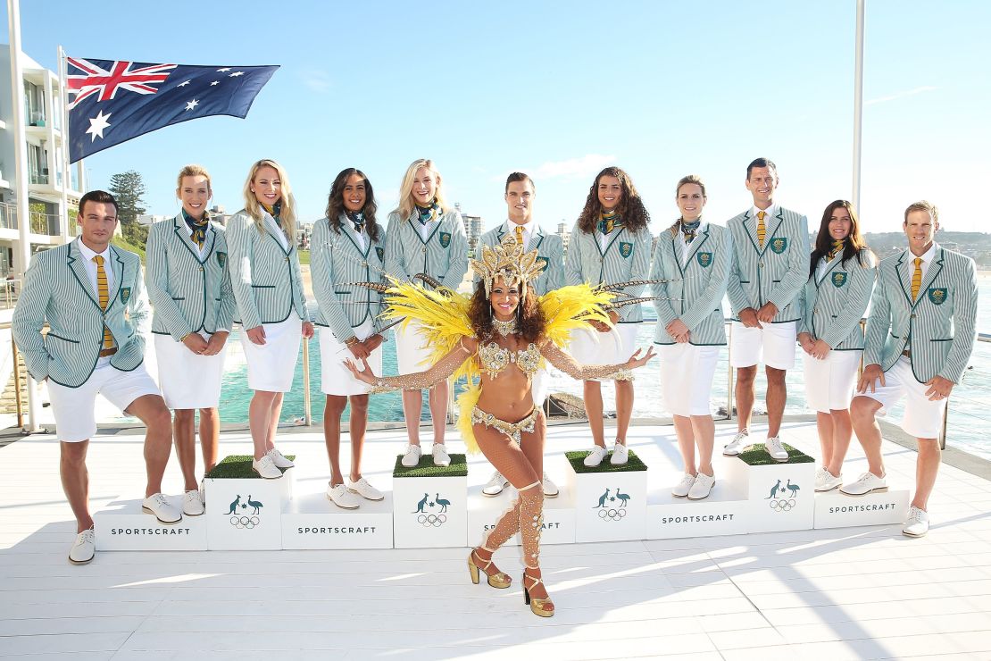 Australia's athletes will wear this outfit for the opening ceremony in Rio.