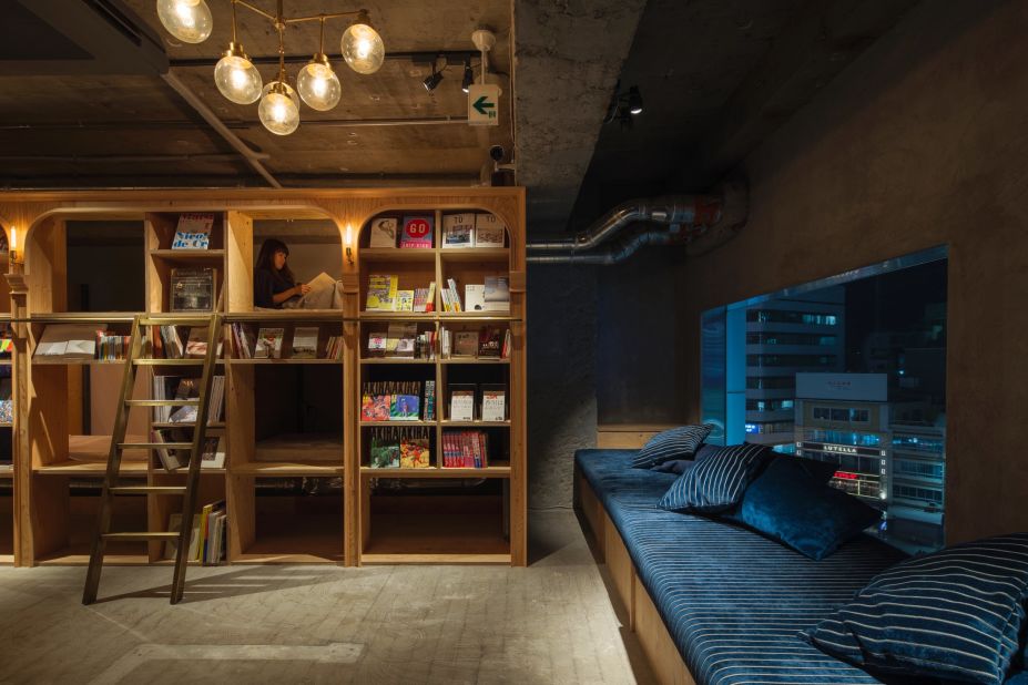 This hostel in Tokyo's Ikebukuro neighborhood is ideal for those who forgot to pack their Kindle.