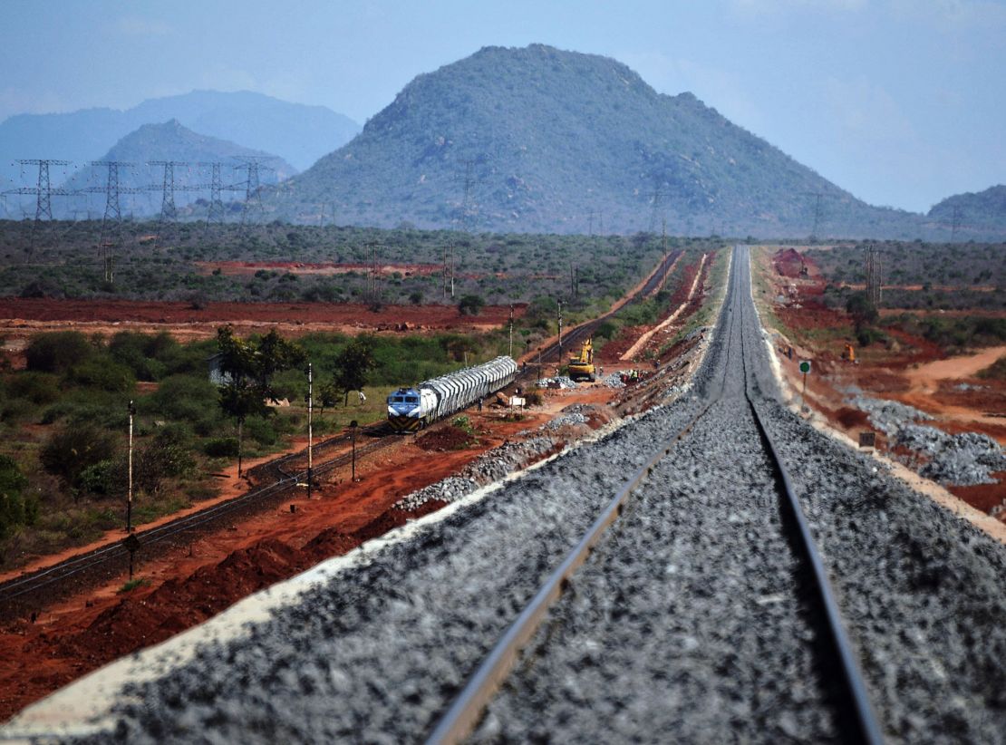 Kenya's new $13bn railway was funded by China.