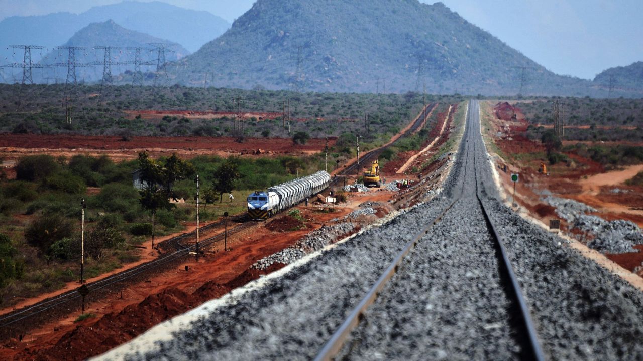 Kenya's new $13bn railway was funded by China.
