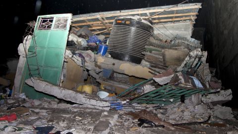 Rescuers worked through the night to find survivors.