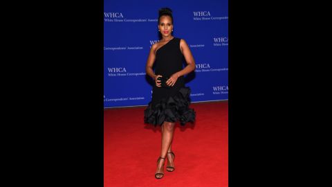 Actress Kerry Washington attends the 102nd Annual White House Correspondents' Association Dinner in Washington, D.C. on Saturday, April 30.