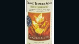 The Republic of Tea is voluntarily recalling its Organic Turmeric Ginger tea due to the possibility of Salmonella contamination in one lot of this product.