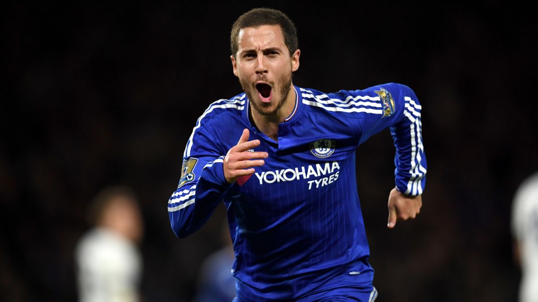 Chelsea's Eden Hazard scored the goal that tied the match at 2-2 late in the second half. Hazard was last year's Premier League Player of the Season, and Chelsea was last season's champions.