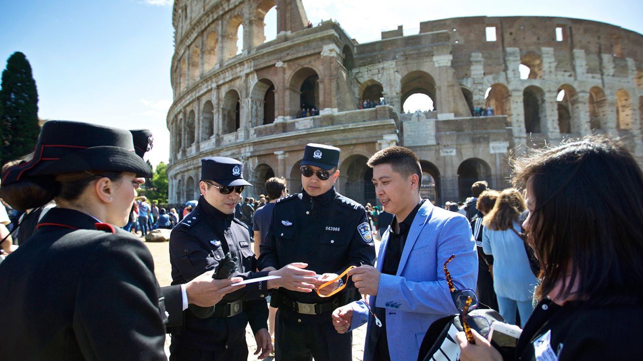 More Chinese police could follow on the streets of other Italian cities, officials say.