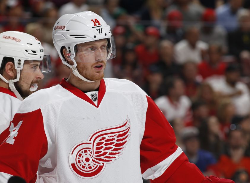Gustav Nyquist of the Detroit Red Wings is the inspiration behind the horse of the same name. Nyquist's owner Reddam is a lifelong Red Wings fan. Although he has traded texts with the player, they have yet to meet in person.