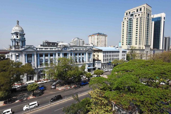 Yangon's former Bank of Bengal building, located on Strand Road, is now a branch of the Myanmar Economic Bank.