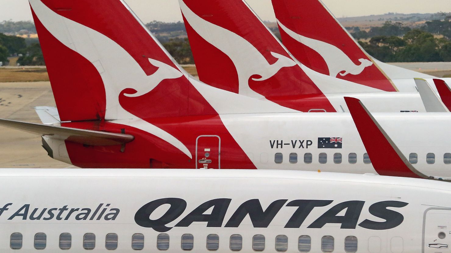 Qantas was operating the flight from Newman to Perth on Friday.